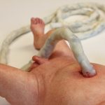 Nabelschnur animatronic Säugling