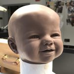 Baby Kopf Modellierung SFX Filmeffekte Baby Dummie