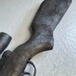 Verbranntes SFX Gewehr Film Waffe nicht schussfähig / Jäger Film TV Kino Spezial Requisite Spezialeffekte