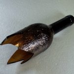 SFX Bierflasche altes Glas / abgeschlagen ungefährlich aus Polyurethan Gummi biegsam Film Waffe Stunt Spezialeffekte TV Kino FX Stuntman movieSFX